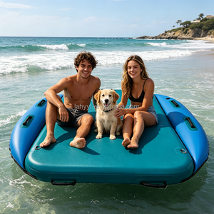 Hailebao Plateforme Flottante Gonflable en PVC Drop-stitch pour Yoga et Lutte, Épaisseur 0,7 mm, Écologique, Durable, Portable et Pliable pour Piscine - Product Image 6