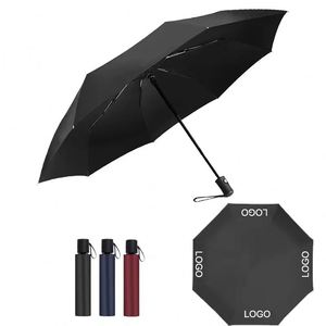Parapluie Automatique Pliant Personnalisé avec Logo, 3 Positions, Protection Solaire, Imprimé de Marque, Portable, Idéal pour la Mode et les Voyages - Product Image 2