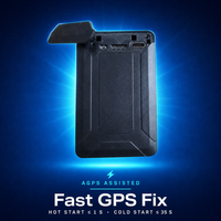 Pelacak GPS Pintar Tahan Air dengan Deteksi ACC, Penentuan Posisi 4G GLONASS WiFi LBS Nirkabel 6000mAh untuk Mobil, Truk, dan Sepeda Motor Mini