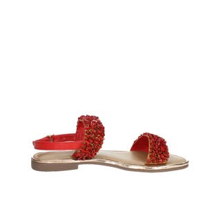 Sandali bassi 2319003 rossi Design leggero Anti-scivoloso piatto suola ammortizzante per il tempo libero estivo tendenza della moda per uso esterno - Product Image 4