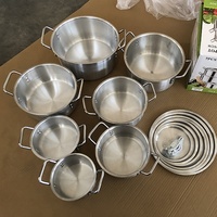 Ensembles de Batterie de Cuisine en Aluminium pour Maison et Cuisine, 14 Pièces