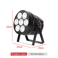 L407 LED7 Projecteur de surface à effet œil avec lumière blanche chaude et froide, contrôle DMX512 pour spectacle scénique, DJ, discothèque, mariage, événement, fête