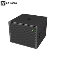 Caisse de basses passive extérieure économique RMS 800W, un seul haut-parleur de 18 pouces, réponse en fréquence 38Hz-250Hz, puissance de crête 3200W, VATASA BL-118S