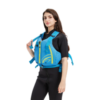 Gilet de sauvetage ou gilet de flottabilité en mousse PVC Ripstop avec logo personnalisé, trois tailles, avec une flottabilité de plus de 75N et certifié SOLAS pour kayak