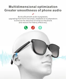 Kabelloser Lautsprecher Headset Gafas TWS Headphone Musik 5.0 Smart Brillen digitales Glas Audio blaue Zähne Sonnenbrille intelligente Sonnenbrille