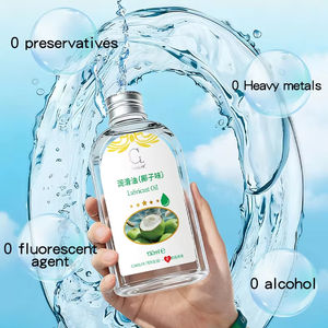 CokeLife OEM ISO9001 130ml Lubrifiants Sexuels Huile de Coco Bio Relaxante pour le Corps Massage Hydratant Lissant - Product Image 1