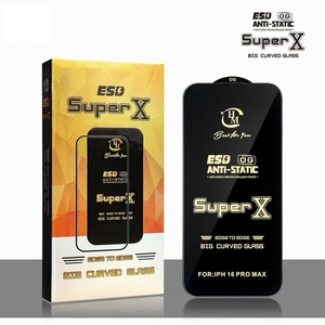 Vetro Temperato Antistatico ESD Super X Edge to Edge di Livello <span class=keywords><strong>A</strong></span>+ per iPhone 17 18, Xiaomi, Samsung S26 Ultra - Vendita all'Ingrosso - Product Image 1