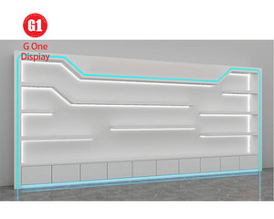 Simple Beauty Shop Display Showcase Mall Beauty Fragrance Perfume Shop Interior Design Glass Wall Cabinets for Perfume Store - Product Image 5