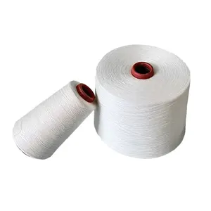 Coton Polyester mélangé fil cardé bout ouvert fils à tricoter recyclés faisant des chaussettes gants serviettes