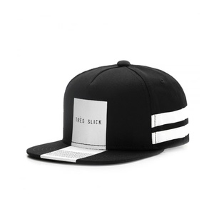 Nouvelle casquette de camionneur bleue à visière plate, style export, avec bandes latérales, broderie personnalisée disponible - Product Image 4