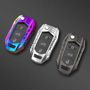 Pour Volkswagen étui de protection <span class=keywords><strong>porte</strong></span>-clés de voiture en alliage avec <span class=keywords><strong>porte</strong></span>-clés compatible avec VW Old Beetle 2012-2015 EOS GOLF JETTA PASSAT CC <span class=keywords><strong>GTI</strong></span> - Product Image 6
