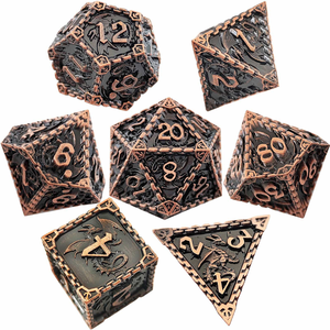 <span class=keywords><strong>Cool</strong></span> & Unique Dungeons & Dragons RPG Accesorios para juegos de mesa Personalizable Nuevo estilo Sólido Metal Aleación de zinc DND Dados poliédricos - Product Image 3