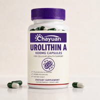 Capsules de compléments alimentaires à 1000 mg d'Urolithine A pour la santé cellulaire, vente en gros, fabrication OEM, marque privée, fournisseur chinois