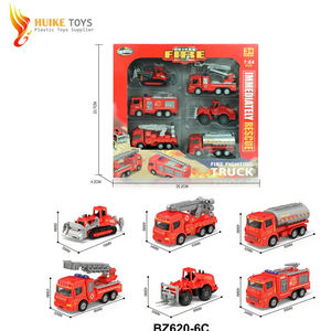 Camión de <span class=keywords><strong>Bomberos</strong></span> de Juguete de Vinilo 1:3 de 2025 con Función de Inercia, Sonido Realista y Escalera, para Niños - Product Image 2