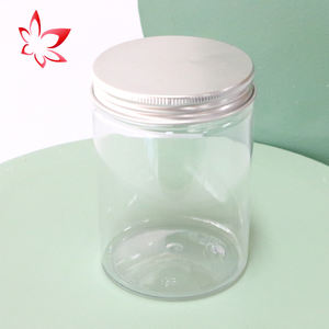 4oz 8oz Bouteille ronde en plastique pour le stockage des aliments Crème cosmétique Pot vide en plastique avec couvercle or argent - Product Image 6