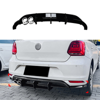 Heckdiffusor für VW Polo MK5 6C 2015-2017, Auto-Heckspoilerlippe, Exterieur-Modifikationsteile