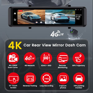 ADAS + BSD 및 PC/모바일 APP 모니터가 포함 된 4K 차량용 카메라 및 4G 대시 캠 4g Dashcam Gps 백미러 포함 4K 자동차 DVD - Product Image 2