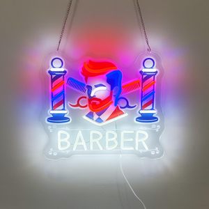 Barber Letreros Neon LED dimmable USB powered ambient <b>light</b> store <b>window</b> decoration <b>light</b> street indicator <b>light</b> landscape <b>light</b> - Product Image 6