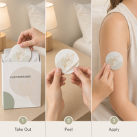 Patch parfumé personnalisé « Bonne Nuit » à l'huile essentielle pour objets de décoration intérieure et soins relaxants corporels