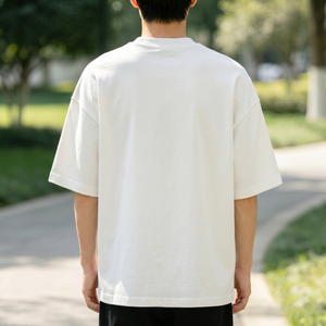 Camisetas de Cuello Redondo de Algodón para Hombre, Lisas, de Alta Calidad, al Por Mayor a Bajo Precio, para Impresión Personalizada, TKAN938 - Product Image 3