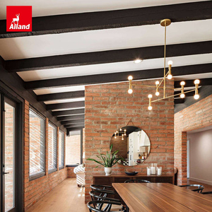 Allandgroup, poutres en <span class=keywords><strong>bois</strong></span> de haute qualité, en <span class=keywords><strong>bois</strong></span> dur, noires, en forme de U, imitation <span class=keywords><strong>bois</strong></span>, pour la décoration du <span class=keywords><strong>plafond</strong></span> - Product Image 5