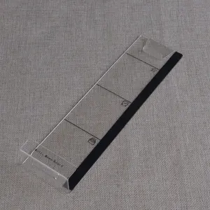 ที่วางโทรศัพท์อะคริลิคใส ดีไซน์แนวตั้งร่วมสมัย พร้อมที่จัดระเบียบเอกสารแบบติดตั้งบนโต๊ะทำงาน ขนาด 30x8x3 ซม. ผลิตในจีน - Product Image 2