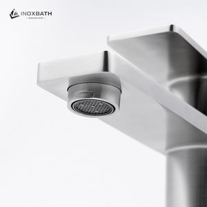 Robinet moderne monocommande monotrou en acier inoxydable 304 couleur bronze canon avec valve en céramique pour lavabo de salle de bain et usage domestique - Product Image 6