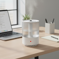 Humidificateur d'air intelligent portable de bureau 3L avec grand réservoir d'eau visible, brumisateur et diffuseur d'aromathérapie, idéal pour la maison et le bureau (vente en gros)