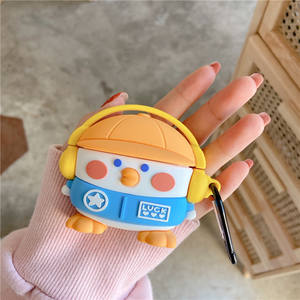 Vente chaude 3D Girly Cartoon Mignon Musique Canard Designers Étuis En Silicone Couverture pour <span class=keywords><strong>Airpods</strong></span> 1/2 pour <span class=keywords><strong>Airpods</strong></span> Pro pour Airpod 3 - Product Image 2