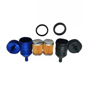 ตัวกรองน้ำมันเชื้อเพลิงรถจักรยานยนต์ ทนทาน ขนาด 8 มม. ทำจากอลูมิเนียมอัลลอยด์ ตัวกรองน้ำมันเบนซิน อุปกรณ์เสริมถ้วยน้ำมัน ใช้ได้กับรถสกู๊ตเตอร์ทุกประเภท - Product Image 3