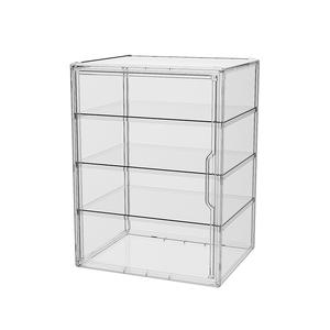 Vitrina de acrílico para figuras, caja de almacenamiento transparente a prueba de polvo de 18L para juguetes Gundam Lego, estante de exhibición de coleccionables con luz Led - Product Image 4