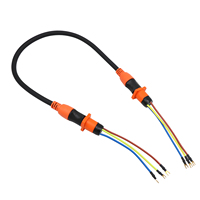 GJQ OEM Maßgefertigter 2-poliger Wasserdichter Automobilstecker Elektrofahrzeug Hochspannungsbatterie EV-Steckverbinder