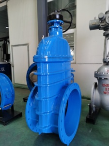 Запорный клапан DN800 PN16 Электрический привод F4 стандартный ковкий чугун - Product Image 4