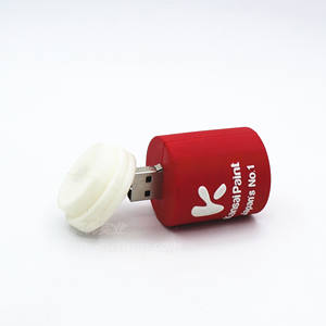 DZ-001 Высокое качество силиконовая резина промо 4 ГБ 8 ГБ USB флэш-накопитель горячая Распродажа Бочкообразная usb флешка - Product Image 3