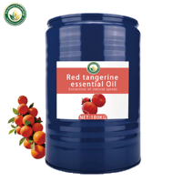 Huile Essentielle de Mandarine Rouge 100% Pure, Parfum Agrumes Frais, Hydratation Douce et Équilibrante, Convient à Tous Types de Peau, Matière Première pour Soins de la Peau