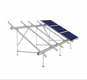 Solar Mounting <b>System</b> Ground Mount Solar <b>Racking</b> <b>System</b> Carport Structure Aluminum PV Bracket for Solar Projects - Product Image 2