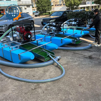 Machine à laver l'or portable de 4 et 6 pouces, mini-machine de dragage pour l'extraction de l'or alluvial à petite échelle