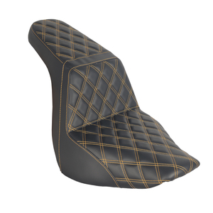 เบาะนั่งมอเตอร์ไซค์แบบสั่งทำพิเศษ รุ่น Custom World Motorcycle Step Diamond สำหรับ Softail <span class=keywords><strong>Sport</strong></span> <span class=keywords><strong>Glide</strong></span> FLSB ปี 2018-2024 สไตล์คลับ สำหรับการดัดแปลง/อัพเกรด - Product Image 2