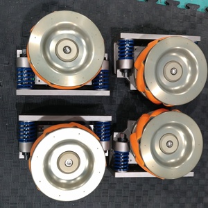 Dexin nhà máy bán buôn omni-directional Tải trọng nhôm hàng không mecanum Omni bánh xe thiết lập cho AGV Robot - Product Image 4