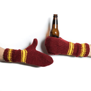 Vente flash : Porte-bouteille en tricot rayé chaud pour l'hiver, pour boire de la bière - Product Image 4