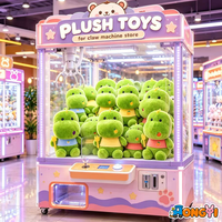 Peluche Hippopotame Kawaii Mignonne de 8 Pouces pour Machine à Pinces, Vente en Gros, Logo Personnalisé, Conception OEM pour Fournitures de Salles d'Arcade