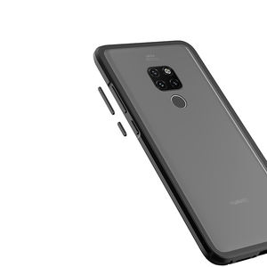 Pour <span class=keywords><strong>Huawei</strong></span> <span class=keywords><strong>Mate</strong></span> <span class=keywords><strong>20</strong></span> cadre en métal avant et arrière en verre trempé étui de protection complet du corps étui à adsorption magnétique - Product Image 5
