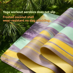Tapis de <span class=keywords><strong>yoga</strong></span> en caoutchouc PU absorbant la transpiration, couche antidérapante <span class=keywords><strong>Pro</strong></span>-grip pour le <span class=keywords><strong>yoga</strong></span> chaud, le Pilates et l'entraînement - Product Image 1