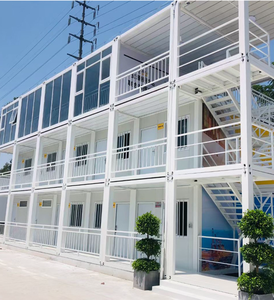 Villa Modular Desmontable <span class=keywords><strong>con</strong></span> Paredes de Cristal de Lujo para Hotel Resort <span class=keywords><strong>en</strong></span> Indonesia y Cabaña Moderna para Huéspedes <span class=keywords><strong>en</strong></span> <span class=keywords><strong>la</strong></span> <span class=keywords><strong>Playa</strong></span> - Product Image 3