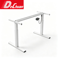 Pied de bureau réglable en hauteur à prix d'usine avec poutre télescopique pour table de bureau à domicile