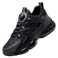 Botas de Seguridad Industriales Unisex con Puntera de Acero Anti-Impactos y Transpirables para Trabajos de Construcción, Verano y Otoño