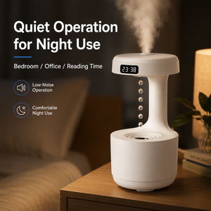 Nuevo <span class=keywords><strong>Humidificador</strong></span> de Agua Antigravedad, <span class=keywords><strong>Humidificador</strong></span> <span class=keywords><strong>Ultrasónico</strong></span> de Vapor Frío, <span class=keywords><strong>Humidificador</strong></span> de Aire con Flujo de Agua Levitante para Mesa de Hogar - Product Image 4