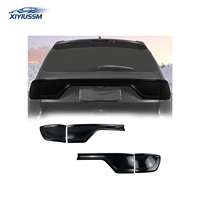 4PCS Smoked Black Tail Light Cover Guard Trim Decoration Exterior Accessories Compatible with Dodge Durango 2014-2024