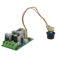 Régulateur de vitesse de moteur DC 10-60V, module d'entraînement PWM haute puissance 12V 24V 36V 48V, régulateur de courant 20A de haute qualité pour applications électriques