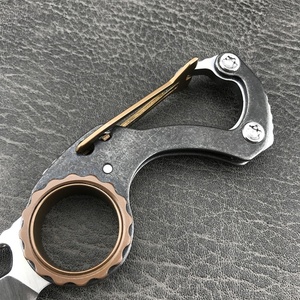 Mini couteau de poche multifonctionnel EDC 9082, lame 8Cr13Mov, couteau porte-clés pour l'extérieur, randonnée, camping, survie - Product Image 4